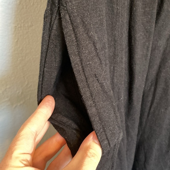 Abercrombie & Fitch Womens Size M Black Mini Smocked Back Front Cut Out Dress - Picture 5 of 13